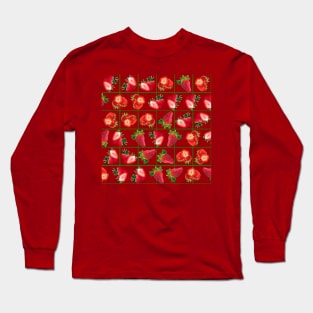 Strawberries pattern Long Sleeve T-Shirt